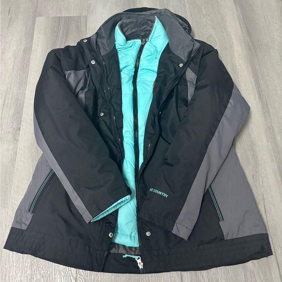 Free Country Jackets & Blazers - Free Country Winter Ski Coat With Detachable Inner Layer Women’s Size Large